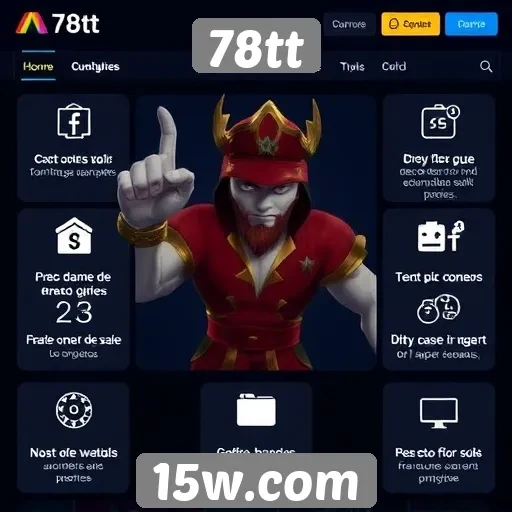 Análise das funcionalidades do site 78tt